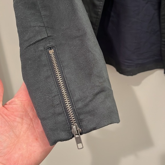 Faux Suede Moto Jacket - Picture 6 of 7